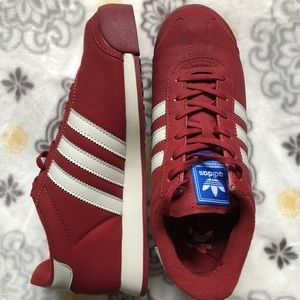 Burgundy adidas